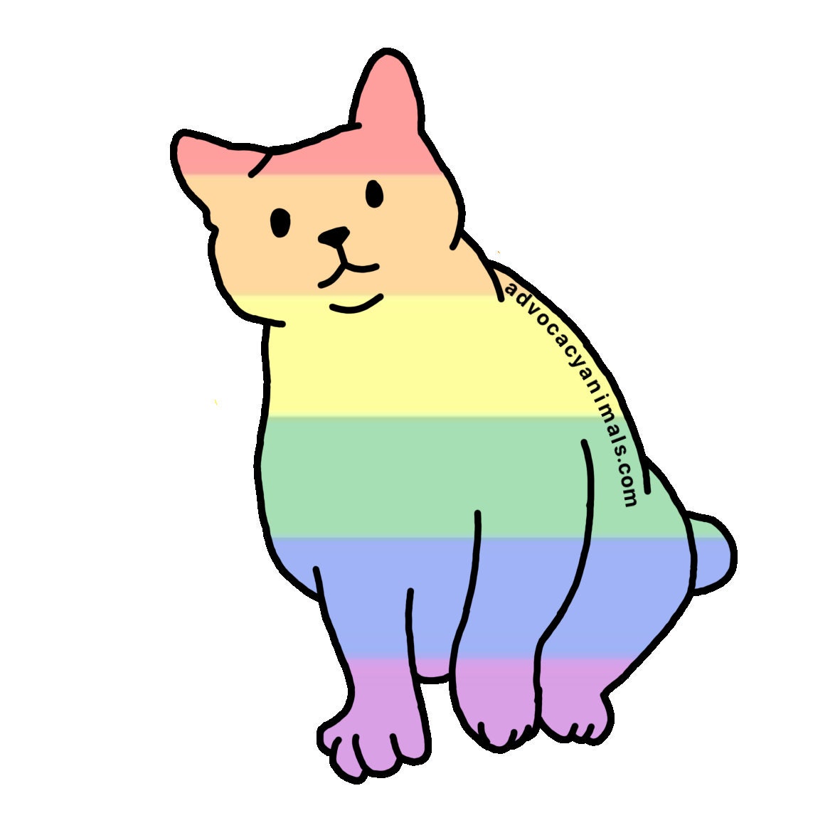Pride Cat Sticker