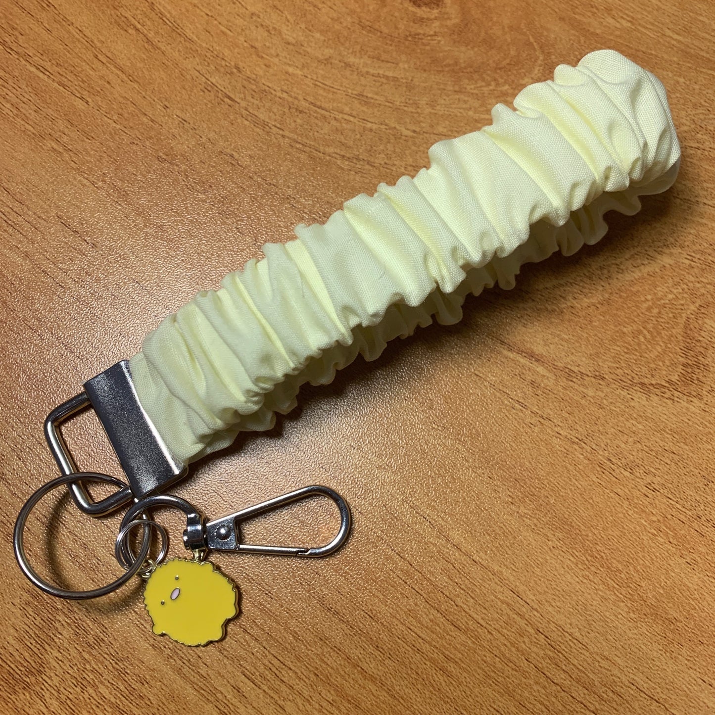 Yellow Cotton Wristlet