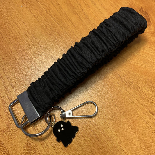 Black Cotton Wristlet